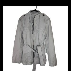 Adidas SLVR Gray Belted Jacket
